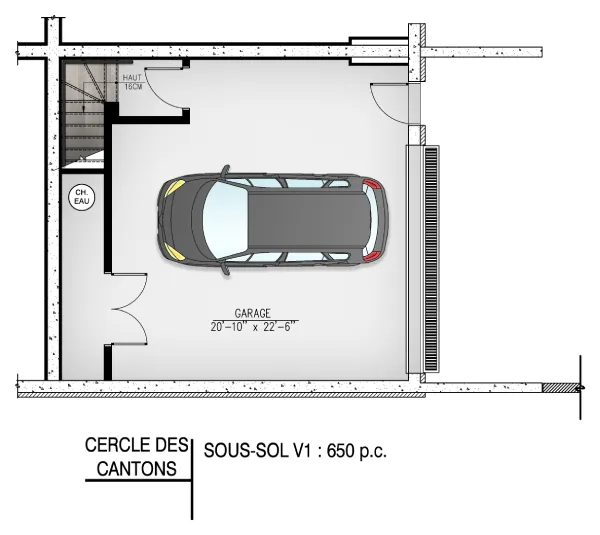 Modèle V1 - Sous-sol